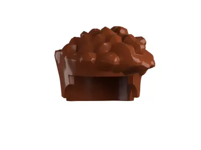 Custom3Dprint Minifigure Accessory - Minifigure Hair S2 - 129 3D print model