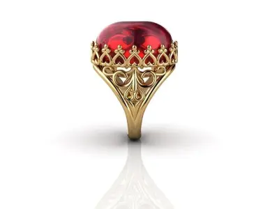 Antique Ring Free 3D print model