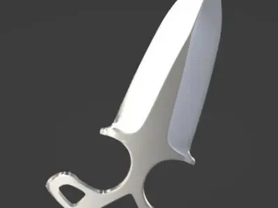 Shadow daggers from CSGO Low-poly 3D model