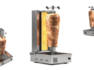 DONER GRILL MACHINE 3D model