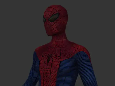 The Amazing Spider-Man 3D Model Low Poly Low-poly 3D model