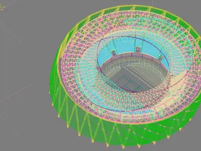 Grand Stadium 3D model 3