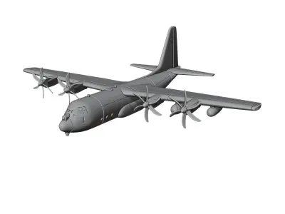 Lockheed MC-130J 3D print model