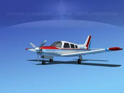 Piper Cherokee Arrow  V03 3D model