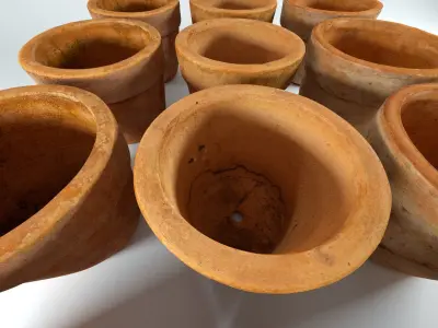 Clay Pot - 3D Scan 4K Low-poly 3D model