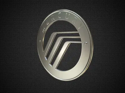 mercury logo 3D model