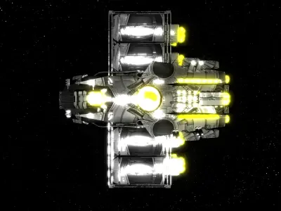 Kings - Cargo Ship - Updated Low-poly 3D model