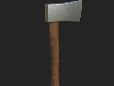 HQ Hachet Free low-poly 3D model