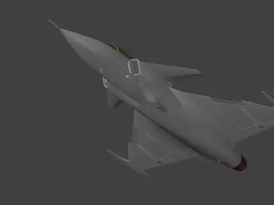 JAS 39 Gripen 3D print model