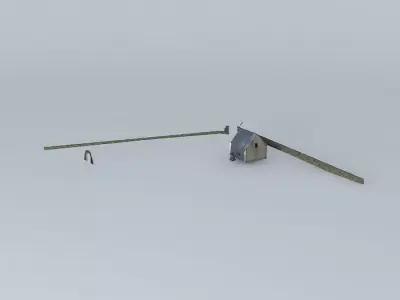 The Bourg Pol church Free 3D model