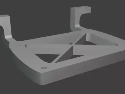 Front License Plate Mount - Compatible with Taunus TC3  3D print model