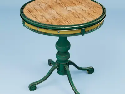 metalTable 3D model