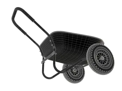 Wheelbarrow 01 3D model