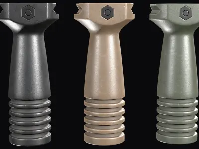 ERGO Pop Bottle Vertical Forward Grip Low-poly 3D model