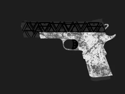 M9-GHOSTLINE gun pattern Free 3D model