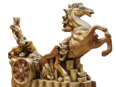 horse sculpt 2 3D model