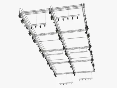  Roof Mounted Stage Lights 