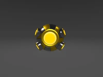 Si fi Gold mines Low-poly 3D model