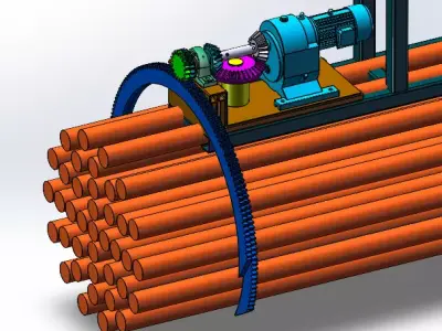 Robotic Design of Lifting and Handling Fixture 3D model