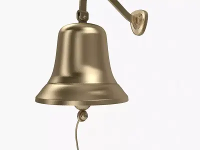 Ship Bell Low-poly 3D model