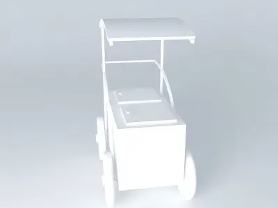 Hawker cart 3D model purchase