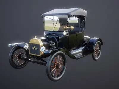Ford T Roadster 1915 3D model