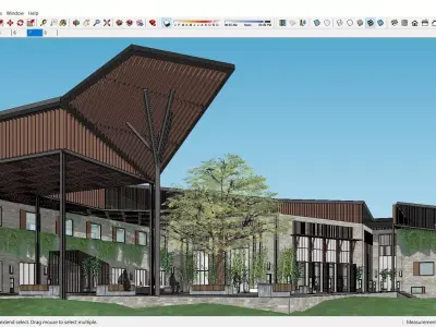 Sketchup Hotel H3 3D model