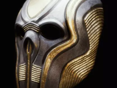 Mayhem Halloween Mask Free 3D print model