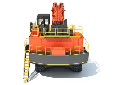  Mining Excavator Shovel 3D model