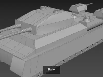 Germany ww2 tanks 3D Model Pack