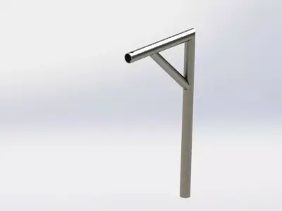 liftingg support Low-poly 3D model