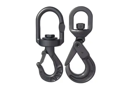 Locking Hook - Detachable Swivel Hooks Snap Hook 3D print model
