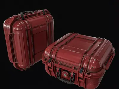 Special Military Weapons Cases pack Low-poly 3D model