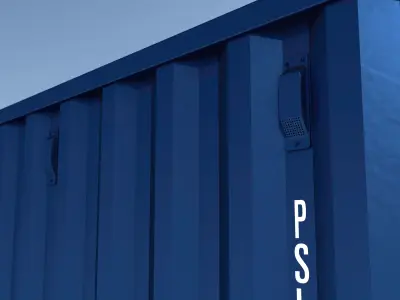 New 20ft Shipping Container 3D model