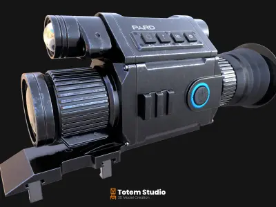 PARD NV008 Digital Scope Low-poly 3D model