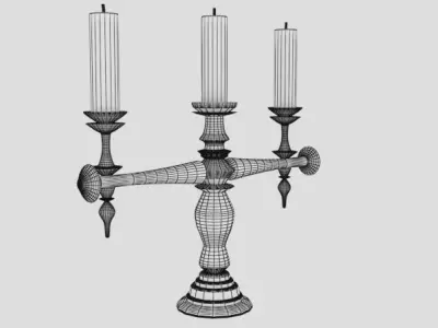 Candles 3D model