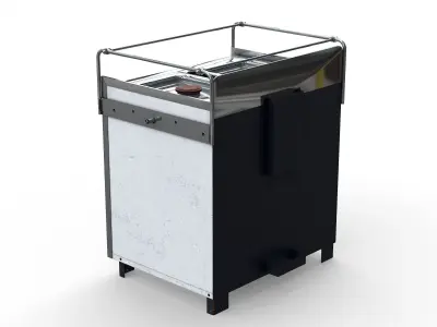 Old Yacht Stove or Camper Stove 3D model