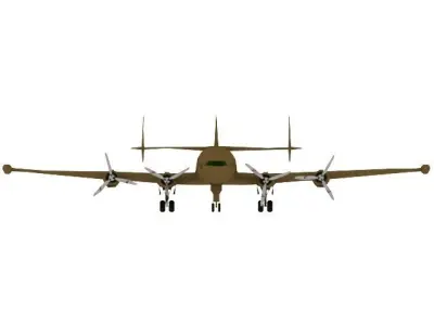 CONSTELA military plane 3D model