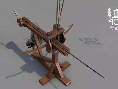 Roman Island Ballista 3D model