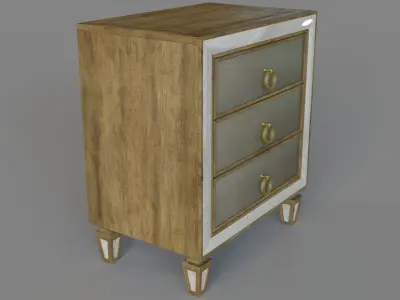 Bedroom Sanctuary Nightstand 3D model