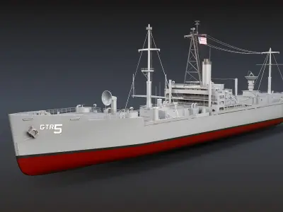 AGTR-5 USS Liberty  purchase 3D model