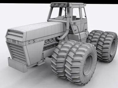 JI Case 4994 1984 Tractors 3D Model Pack