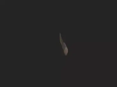 Knife 3D Model 003 Low-poly 3D model