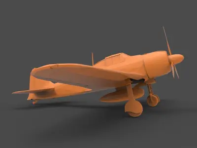 A6M Zero 3D print model