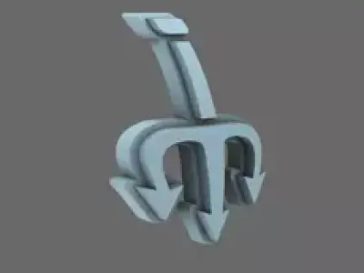 Star Tridents DV04 Shoulder Symbols 3D print model