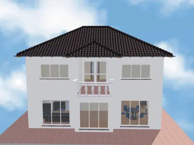 House 04 3D print model purchase