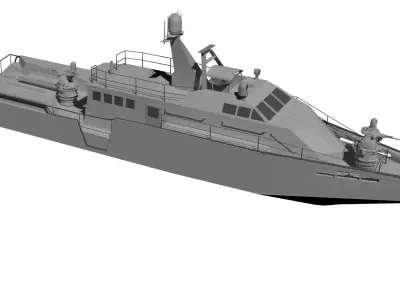 Mark VI Patrol Boat 3D model