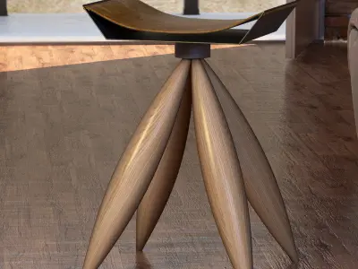 Bar Chair Buffalo 3D model