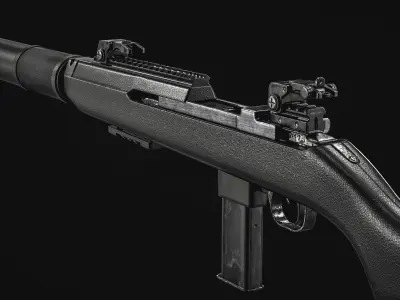 M1-9 MBR 9mm Luger 19 Low-poly 3D model