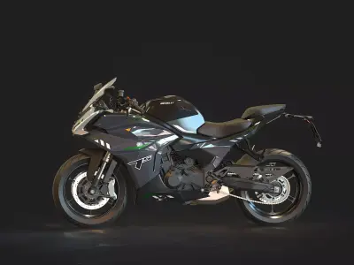 Base model Benelli Tornado 500 2024 3D model